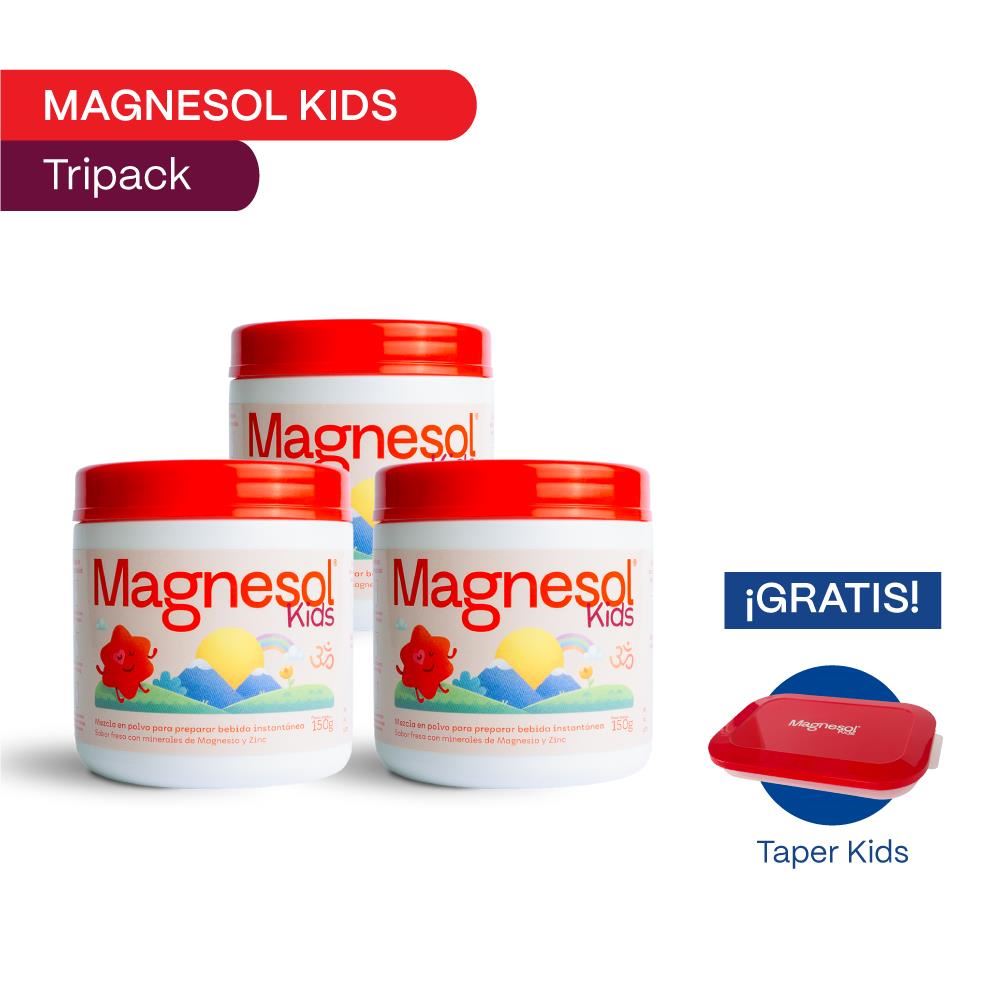 PACK 03 MAGNESOL KIDS X 150GR
